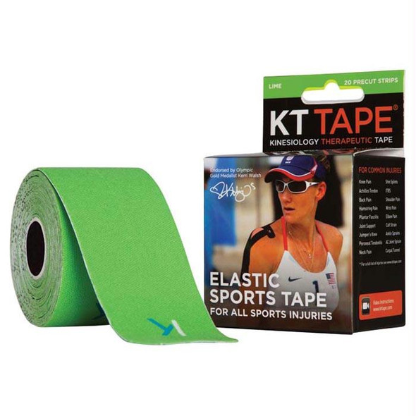 Kt Tape Pre-Cut Lime Green