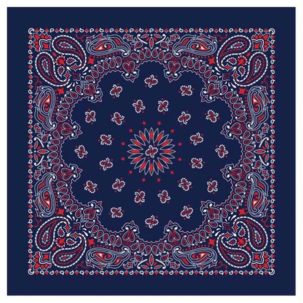 Bandana Paisley Blue/Red