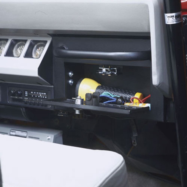 Glove Box - 87-95 Wrangler YJ Locking Black Tuffy Security Products