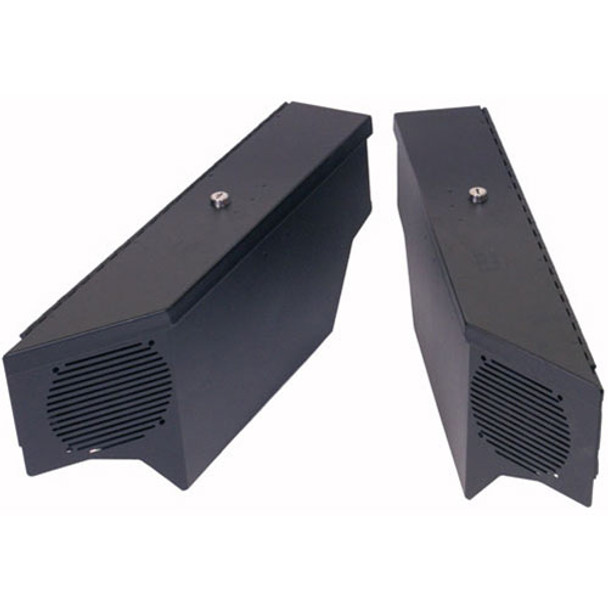 Security Speaker/Storage Lockbox - 97-06 Wrangler TJ 4-5 inch Locking Black Set of 2 Tuffy Security Products