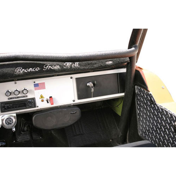 Glove Box - 66-77 Bronco Locking Black Tuffy Security Products