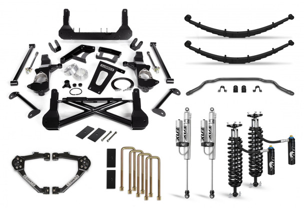Cognito 10-Inch Elite Lift Kit with Fox FSRR Shocks for 14-18 Silverado/Sierra 1500 2WD/4WD With OEM Stamped Steel/Cast Aluminum Control Arms