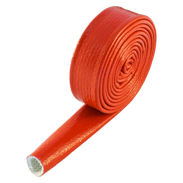 HP Fire Shield Sleeve Red 1-1/4 Inch ID X 10 Foot Roll Heatshield Products