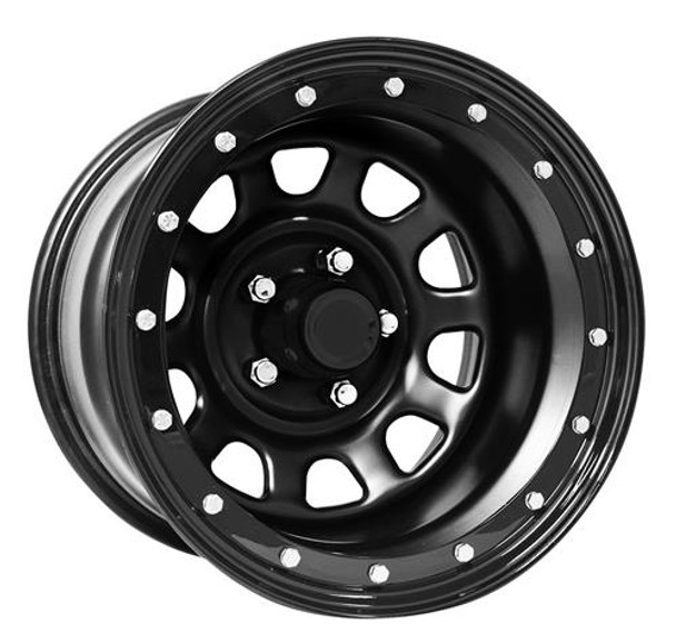 Pro Comp Steel Wheels 252-5883F Series 252 Flat Black 15x8 6x5.5 3.75BS Offset -19mm Cap P/N 1425017