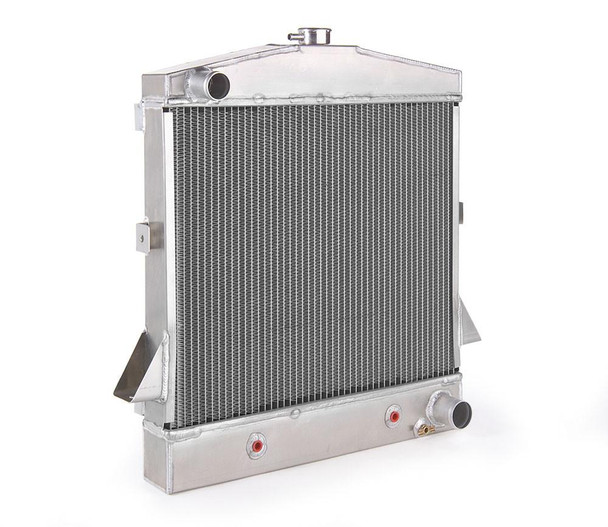 Downflow Radiator Factory-Fit Natural Finish for 39-40 Ford Passenger w/V8 Conversion w/Auto Trans Be Cool Radiator