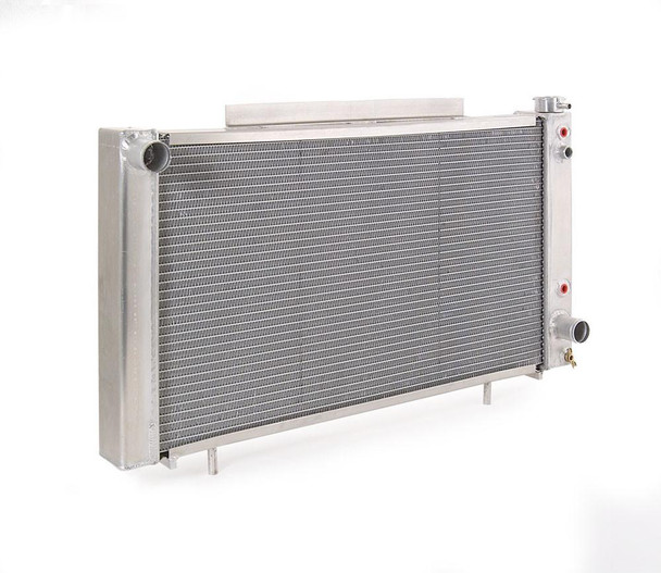 Radiator Factory-Fit Natural Finish for 82-93 S10 Pickup S10 Blazer S15 Pickup/S15 Blazer w/Auto Trans Be Cool Radiator