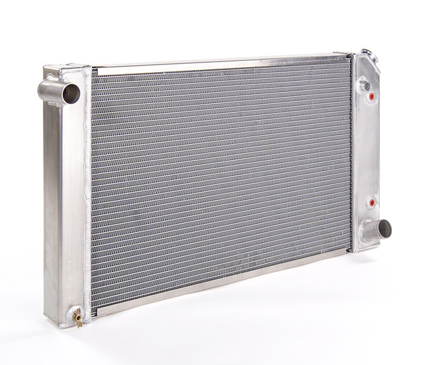 Radiator Factory-Fit Polished Finish for 67-72 Chevrolet/GM C/K 1/2, 3/4, 1 Ton Pickups w/Auto Trans Be Cool Radiator