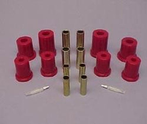 Leaf Spring Bushing Kit Front 79-85 Toyota 4WD Red  Pro Comp Suspension