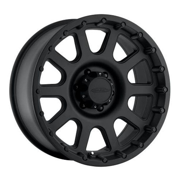 Series 7032 18x9 with 6 on 135 Bolt Pattern Flat Black Pro Comp Alloy Wheels
