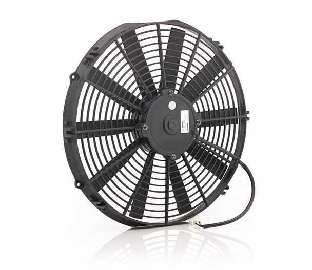 14 Inch Electric Puller Fan Euro Black Medium Profile Be Cool Radiator