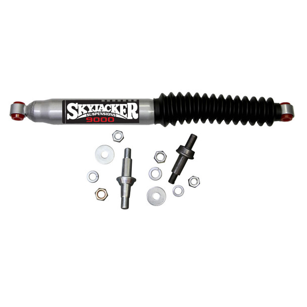 Steering Stabilizer HD OEM Replacement Kit 67-86 Chevy/GMC Silver w/Black Boot Skyjacker