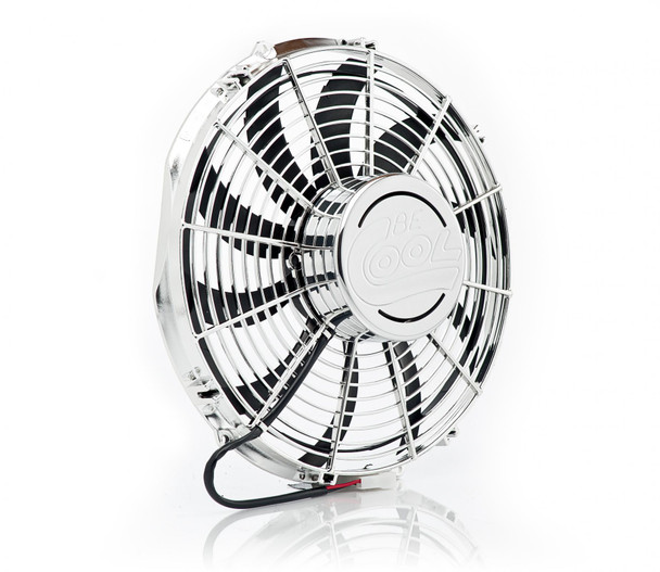 13 Inch High Torque Puller Fan Module Dual Chrome Plated Be Cool Radiator