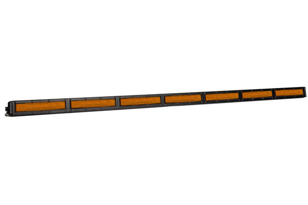 42 Inch LED Light Bar  Single Row Straight Amber Flood Each Stage Series Diode Dynamics