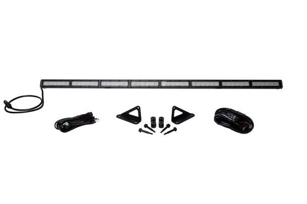 SS50 Hood LED Light Bar Kit for 2018-2021 Jeep JL Wrangler/Gladiator, White Flood