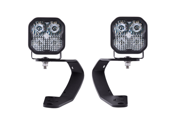 SS3 LED Ditch Light Kit for 2010-2021 Toyota 4Runner Pro White Combo Diode Dynamics