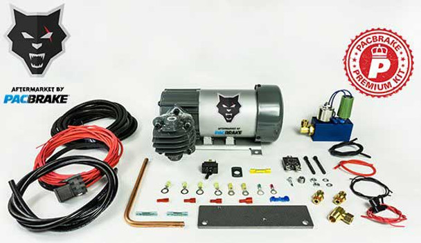 12V HP625 Series Heavy Duty Air Compressor Kit W/HP10625H Air Compressor The Entire Unloader Block Assembly Kit W/Pre-Built Harnesses Kit HP10116 Pacbrake