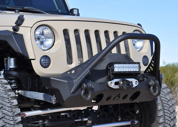 NightHawk Jeep JK Front Bumper W/Mid Tube Stinger Artec Industries