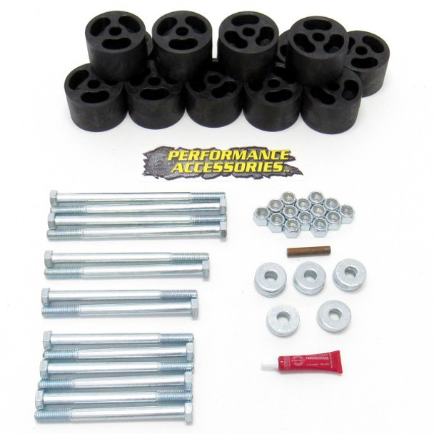 2 Inch Body Lift Kit 73-91 Chevy/GMC Suburban Only 2WD/4WD Gas Performance Accessories