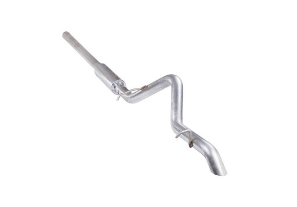 Cat Back Exhaust System 07-18 Jeep Wrangler JK 2/4 Door High Ground Clearance Single Rear Exit 2.5 in Intmd And Tail Pipe Race Pro Muffler/Hardware Incl Tip Not Incl Natural Finish 304 Stainless Steel Pypes Exhaust