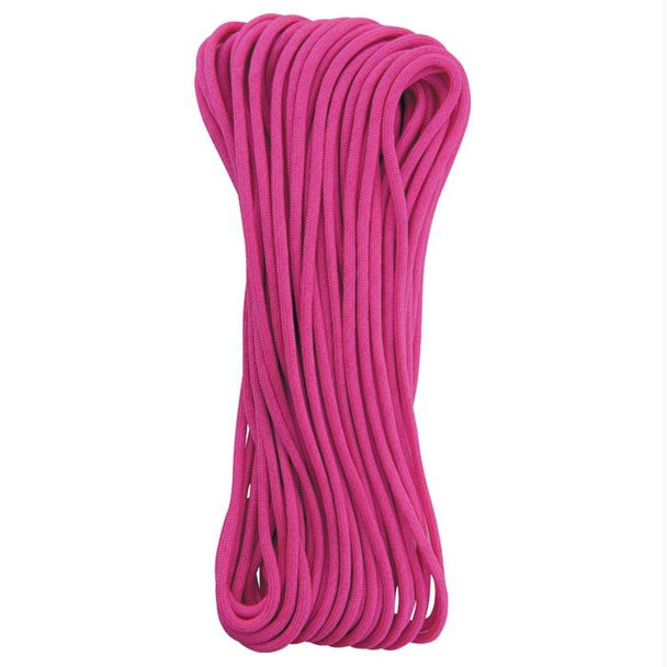 Paracord 100 Ft Neon Pink