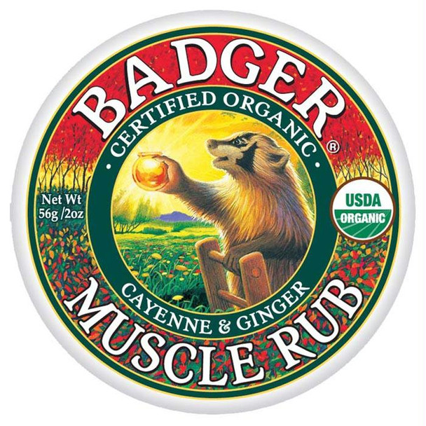 Badger Sore Muscle Rub 2Oz Tin