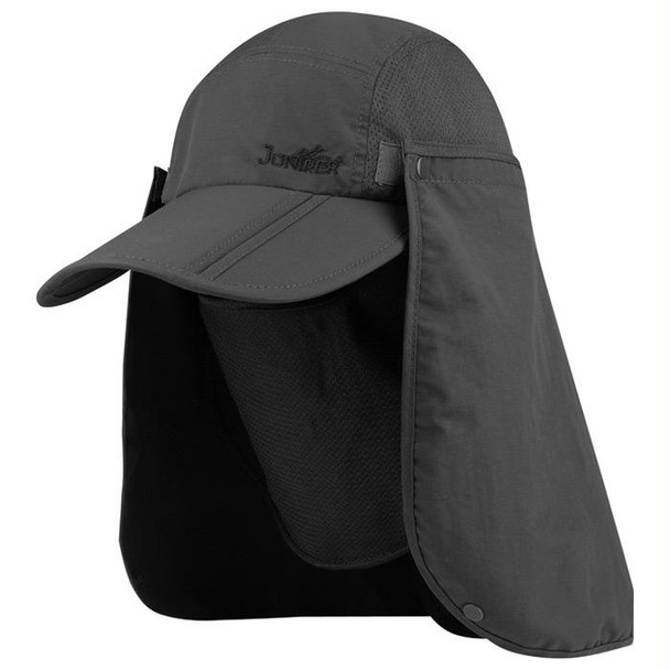 Uv Folding Bill Cap Charcoal