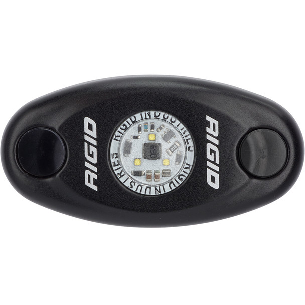 RIGID Industries A-Series Black Low Power LED Light - Single - Neon White