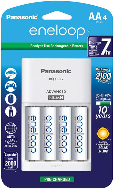 Eneloop Aa 4-Pk Charger