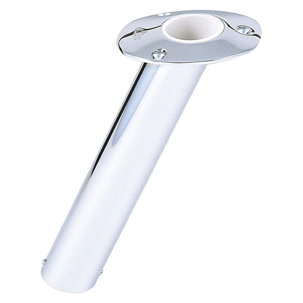 Lee's 30° Stainless Steel Flush Mount Rod Holder - 2" O.D., made by Lee's Tackle - RH525SS