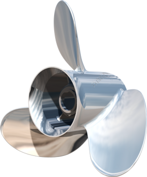 Turning Point Express® Mach3™ - Left Hand - Stainless Steel Propeller - EX-1421-L - 3-Blade - 14.25" x 21 Pitch