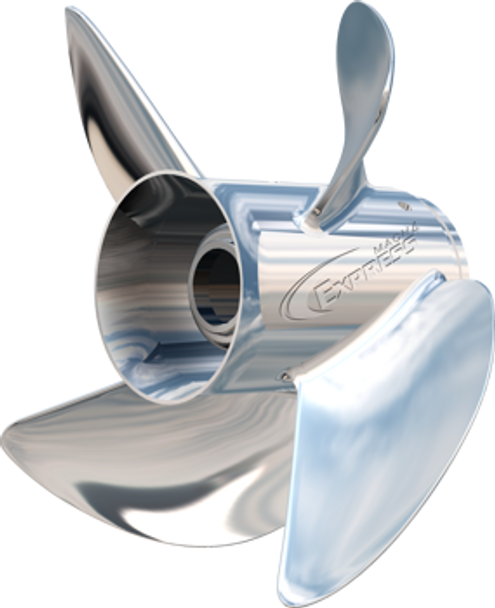 Turning Point Express® Mach4™ - Left Hand - Stainless Steel Propeller - EX1/EX2-1315-4L - 4-Blade - 13.5" x 15 Pitch