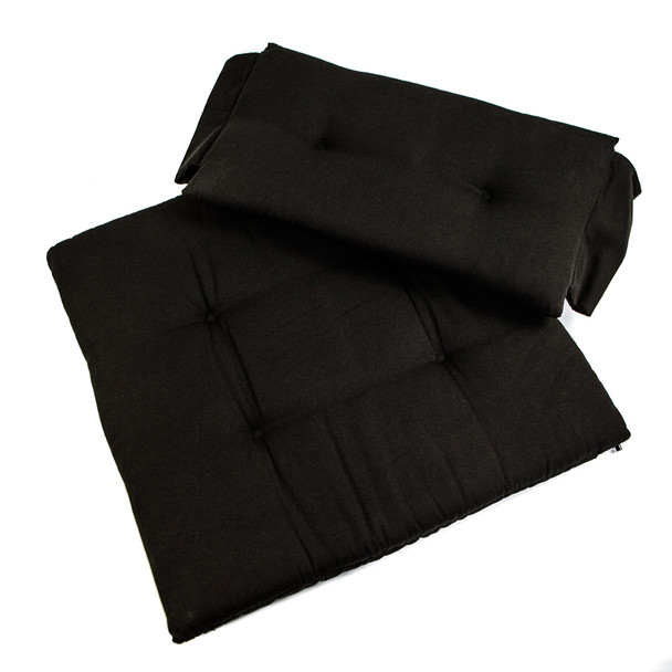 Whitecap Seat Cushion Set f/Director's Chair - Black