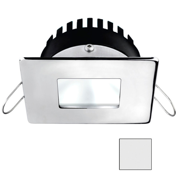 i2Systems Apeiron A506 6W Spring Mount Light - Square/Square - Cool White - Polished Chrome Finish