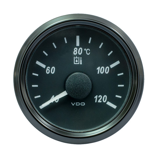 VDO SingleViu 52mm (2-1/16") Hydraulic Oil Temp. Gauge - 120°C - 291-22 Ohm