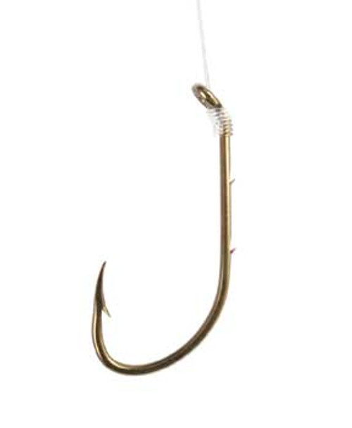 Eagle Claw Baitholder Snelled Hook Size 2/0