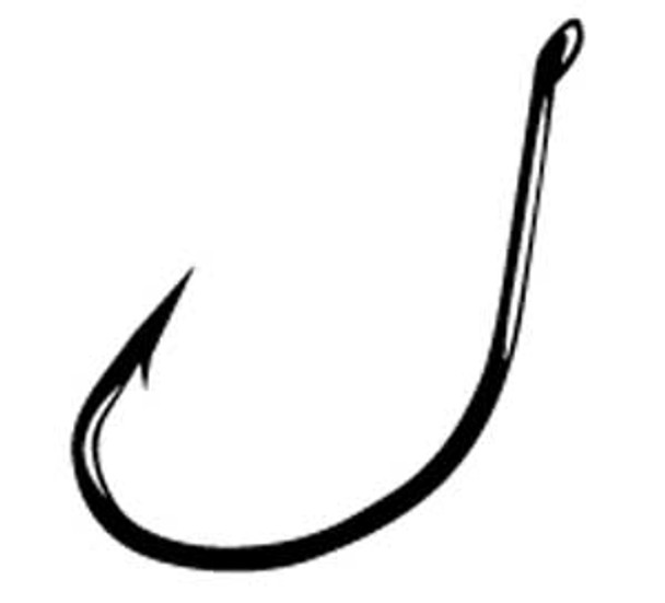 Gamakatsu Drop Shot Hook Black 25ct Size 1