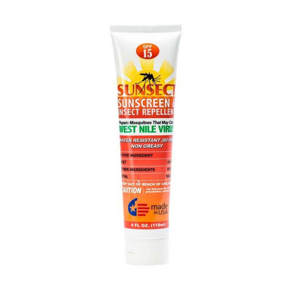 Sunsect Insect Repellant w/Sunscreen 4oz Tube