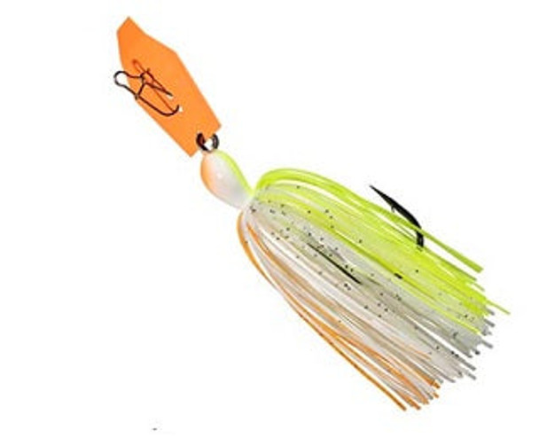 Z-Man Big Blade Chatterbait 3/4oz Chartreuse/White/Orange