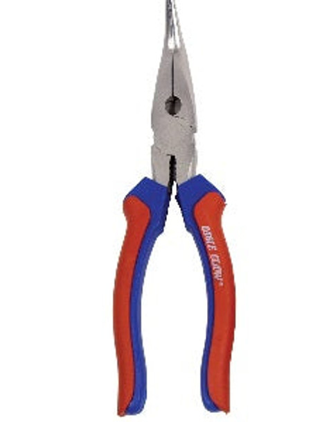 Eagle Claw Tool Tech Pliers-Bent Nose Chrome 8"