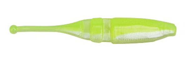 Lake Fork Live Baby Shad 2.25" - 15ct Pearl/Chartreuse