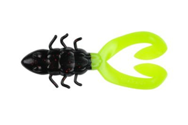 Berkley Chigger Toad 4" Black Red Flake Chartreuse