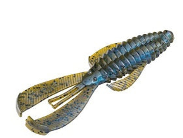 Strike King Baby Rage Bug 3 9pk Blue Craw