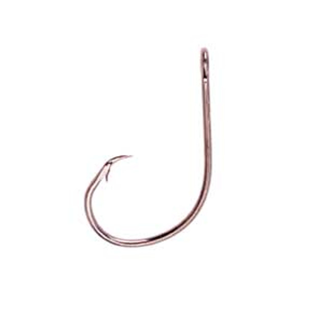 Eagle Claw Circle Bait Black Nickle Hook 6ct Size 5/0