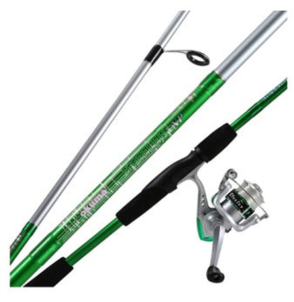 Okuma Steeler XP Spinning Combo 6' 2pc Green