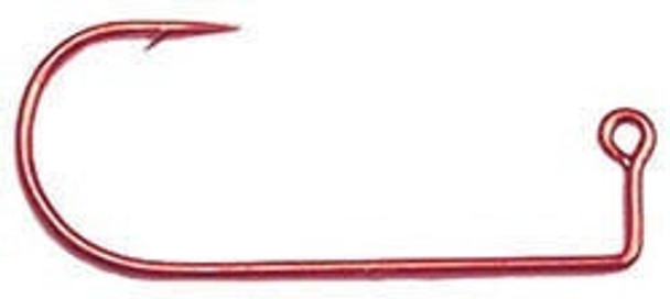 Mustad Jig Hook Red Needle Point 100ct Size 3/0