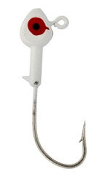 Eagle Claw Eagle Claw Saltwater Fish Head 1/8oz 10ct White