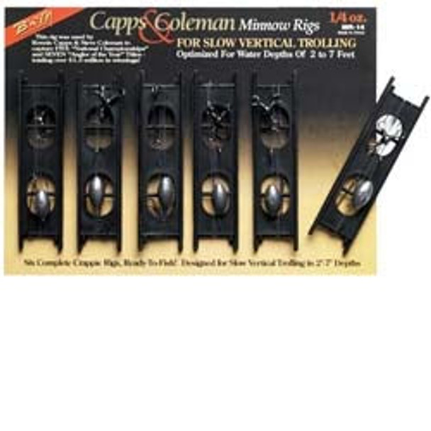 BnM Capps and Coleman Minnow Rigs 1/2oz 6/Card