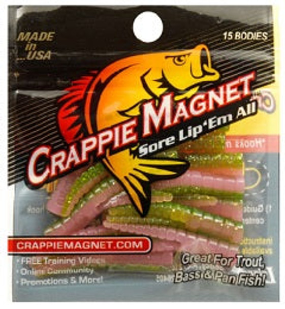 Leland Crappie Magnet 1.5" 15ct Electric Chicken