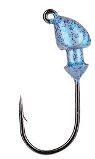 Strike King Baby Squadron Swimbait Head 18oz 3ct Blue Glimmer