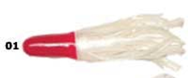 Southern Pro Umbrella Crappie Tube 2"10ct Red/White